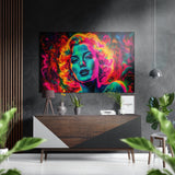 Marilyn Monroe Brushed Aluminium Dibond Wall Art