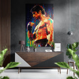 Boxer Brushed Aluminium Dibond Wall Art