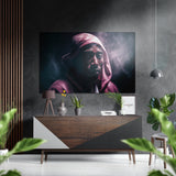 Tupac Brushed Aluminium Dibond Wall Art