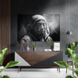 Tupac Brushed Aluminium Dibond Wall Art