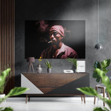 Tupac Brushed Aluminium Dibond Wall Art