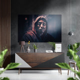 Tupac Brushed Aluminium Dibond Wall Art