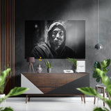 Tupac Brushed Aluminium Dibond Wall Art