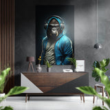 Anger of the Ape Brushed Aluminium Dibond Wall Art