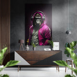 Anger of the Ape Brushed Aluminium Dibond Wall Art