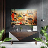 Paris Brushed Aluminium Dibond Wall Art