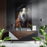 Mr. Dog Brushed Aluminium Dibond Wall Art