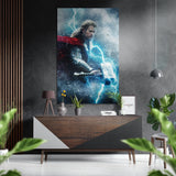 Thor Brushed Aluminium Dibond Wall Art