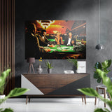 Game of Fate Brushed Aluminium Dibond Wall Art