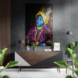 Krishna Brushed Aluminium Dibond Wall Art