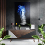 Blurry Statue Brushed Aluminium Dibond Wall Art