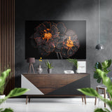 Blossom Brushed Aluminium Dibond Wall Art