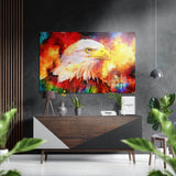 Eagle Brushed Aluminium Dibond Wall Art