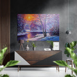 River View Brushed Aluminium Dibond Wall Art