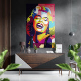 Marilyn Monroe Brushed Aluminium Dibond Wall Art