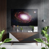 Space Brushed Aluminium Dibond Wall Art