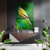 Canary Brushed Aluminium Dibond Wall Art