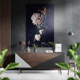 Flowers Brushed Aluminium Dibond Wall Art