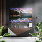 Lake View Brushed Aluminium Dibond Wall Art