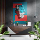 Statue Brushed Aluminium Dibond Wall Art