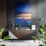 Quay Brushed Aluminium Dibond Wall Art