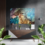 Marbleous Brushed Aluminium Dibond Wall Art