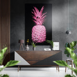 Pineapple Brushed Aluminium Dibond Wall Art