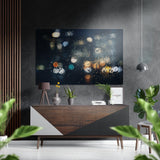 City Lights Brushed Aluminium Dibond Wall Art