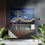 Deer of Dreams Brushed Aluminium Dibond Wall Art