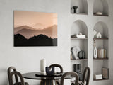 Mountains Glass Wall Art