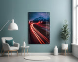 Road Glass Wall Art