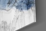 Blue Fog Glass Wall Art