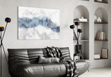 Blue Fog Glass Wall Art