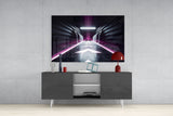 Neon Room Glass Wall Art