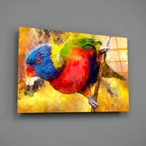 Parrot Glass Wall Art