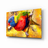 Parrot Glass Wall Art