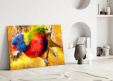 Parrot Glass Wall Art