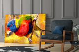 Parrot Glass Wall Art