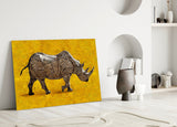 Rhino Glass Wall Art