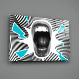 Scream Glass Wall Art