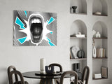 Scream Glass Wall Art