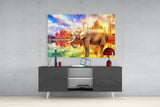 Elephant Glass Wall Art