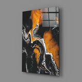 Abstract Glass Wall Art