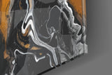 Abstract Glass Wall Art