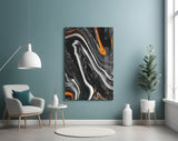 Abstract Glass Wall Art