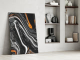 Abstract Glass Wall Art