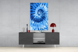 Blue Mosaic Glass Wall Art