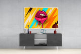 Lip Glass Wall Art