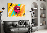 Lip Glass Wall Art