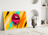 Lip Glass Wall Art